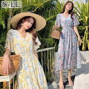 リゾートワンピース レディース サマードレス 大きいサイズ ロング マキシ丈ワンピース バックシャン 半袖 シフォン 透け Aライン 水着の上に着る服 ハワイ 沖縄 旅行用 大人 20代 30代 40代 可愛い お洒落 花柄 ふんわり フェミニン 薄手 リゾートファッション