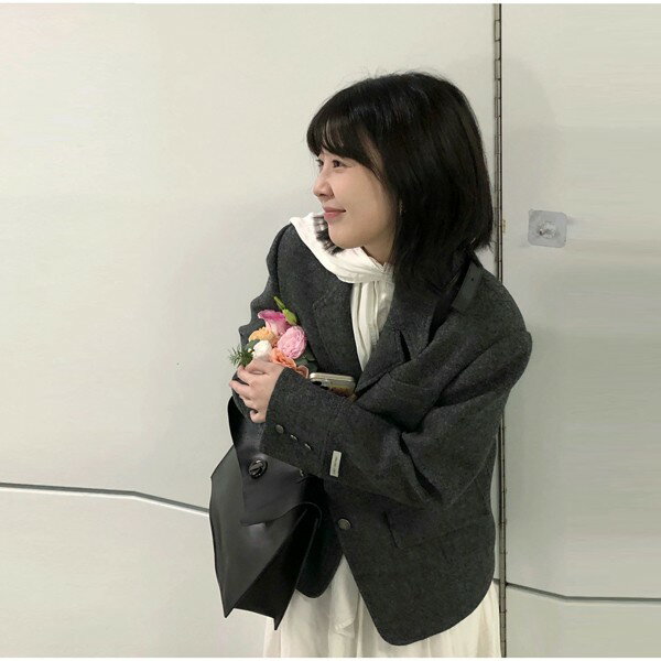 ★500円OFFクーポン配布中★ショート丈コート レディース チェスターコート 長袖学生制服 冬 秋 春 ショートコート通学 中学生 高校生 卒業式 韓国 グレー ブラック XS S M L XL