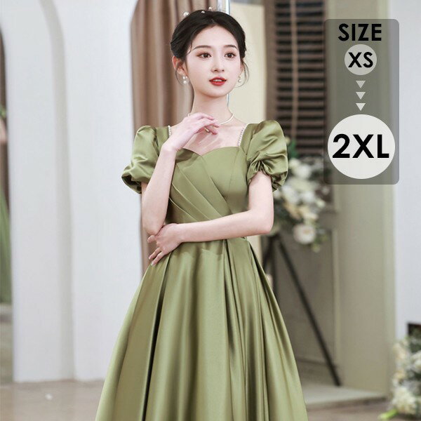 レディースドレス 大人 ピアノ発表会 演奏会 ロング丈 結婚式 半袖 編み上げ ワンピース 二次会 女子会 成人式 おしゃれ 可愛いロングドレス 袖あり お呼ばれ 20代 30代グローリーパーク