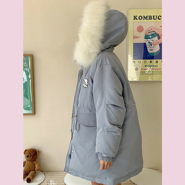 ダウンコートレディース冬服 ダウン大人可愛い 学生 通勤 女の子 カジュアル帽子付き 防寒着 おしゃれ軽い着心地 あったか 暖かい S Mグローリーパーク