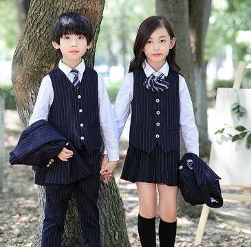 160cm 3点セット 冬服 学生服 子供制服 ストライプ 縞柄 紺 ユニフォーム 卒業式 入園 女の子 受験 小学校 中学生 キッズ通園 通学制服 フォーマル 子供服 卒園式 発表会 dt050x1c6kc /代引き・返品不可