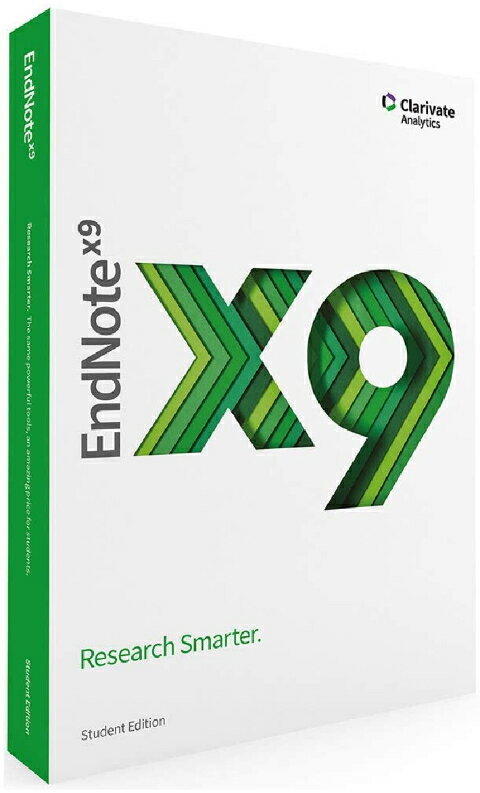EndNote X9 Student Edition (Windows/Mac) 英語版 [海外正規品]