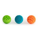 ファットブレイン(Fat Brain Toys) 赤ちゃんおもちゃ センソリー ローラーズ ボール 3個入り FA161-1 正規品(4)