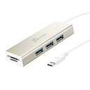 j5create USB-C USB3.1 3ポートハブ SD/MicroSDカードリーダー ドライバー不要 アルミハウジング セルフパワー Windows MacOS対応 MacBook Pro MacBook Air Surface Bookなど T(2)