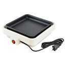 オーム電機 ミニホットプレート COK-YH75B-W 08-1202 OHM(2)