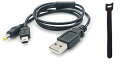 PSP-1000 PSP-2000 PSP-3000 2in1 USB データ転送 充電ケーブル オリジナル結束バンド付き