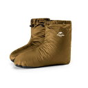Naturehike グースダウン 足カバー白いガチョウ毛採用 防寒用具 保温 部屋履き ルームシューズ ショート 足のお布団靴下 アウトドアテントルームシュー...