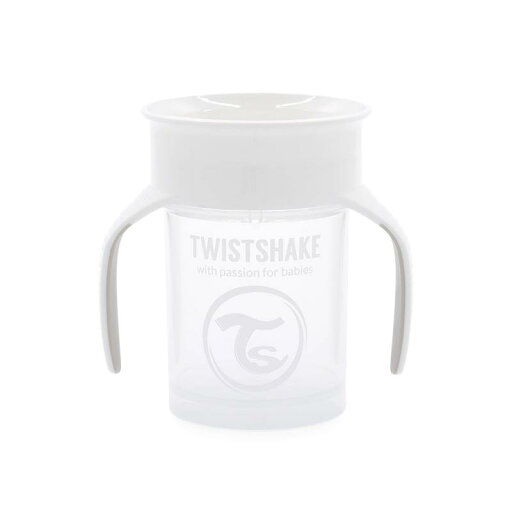 TWISTSHAKE ツイストシェイク 360カップ どこからでも飲める コップ飲み練習 ベビーマグ 230ml 6ヵ月~ 北欧デザイン White TWISTSHAKE ツイストシェイク 360カップ どこからでも飲める コップ飲み練習 ベビーマグ 230ml 6ヵ月~ 北欧デザイン White