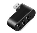 LeTradeJP USBハブ 3ポート USB2.0コンボハブ バスパワー 回転可能usbハブ USBポート拡張 高速usb ハブ コンパクト 軽量 コンパクト 携帯便利(2)