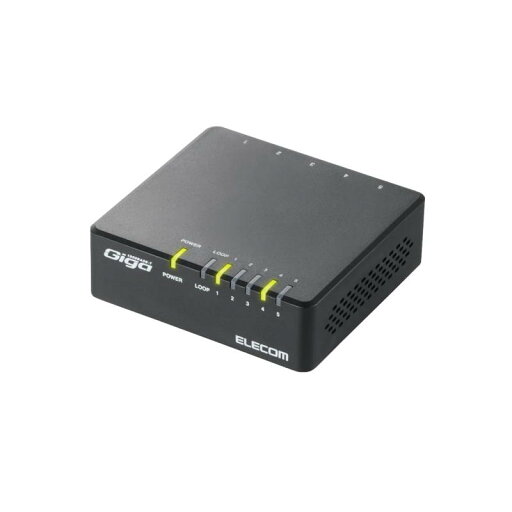 エレコム スイッチングハブ ギガビット 5ポート マグネット付き AC電源 EHC-G05PA-J LANケーブル エレコム スイッチングハブ ギガビット 5ポート マグネット付き AC電源 EHC-G05PA-J LANケーブル