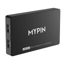 「USB3.0対応 · MICマイク機能追加」MYPIN HDMIゲームキャプチャー HD1080p/60fps ビデオキャプチャー 実況生配信 画面共有 ゲームライブストリーミング可能 ゲーム録画/ライブ配信用 YouTube、Facebook