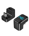 ELUTENG USB Type C 変換アダプタ 出力スクリーン表示 2個セット U字型アダプタ PD 140W急速充電 U字型USB C アダプタ 40Gbpsデータ転送 タイプc 変換コネクタ オスメス 8K@60Hz映像出力 ワット 電圧 電流
