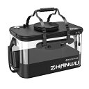 釣り用バケツ 折りたたみ ライブベイトバケット 6GAL/10GAL 通気性天窓&通気穴付き 多機能活魚コンテナ 釣り キャンプ 引っ越し 厚手EVA&快適なハンドル