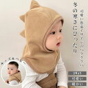 【送料無料】フードマフラー バラクラバ 女の子 男の子 子供 こども キッズ ベビー 赤ちゃん ネックウォーマー スヌード フリース 恐竜 暖かい 肌触り良い 防寒 保温 可愛い 男女兼用 ユニセックス 通園通学