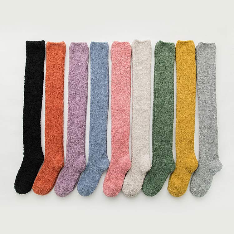 厚手 靴下 ニーハイソックス 2足セット レデ...の紹介画像2