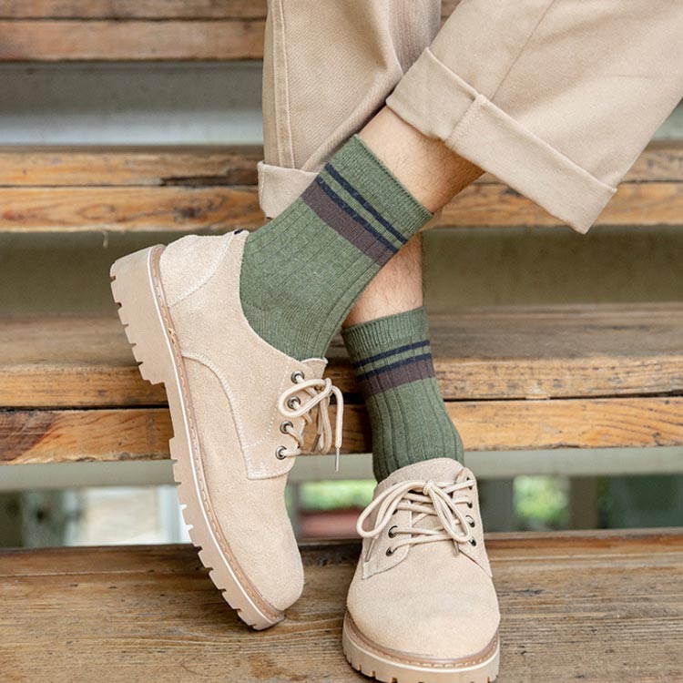 靴下 メンズ ビジネス ソックス リブ編み 綿 3足セット リブ編み クルー丈 スニーカーソックス リブ ニット ソックス コットン 防臭 吸水速乾 紳士用 カジュアル