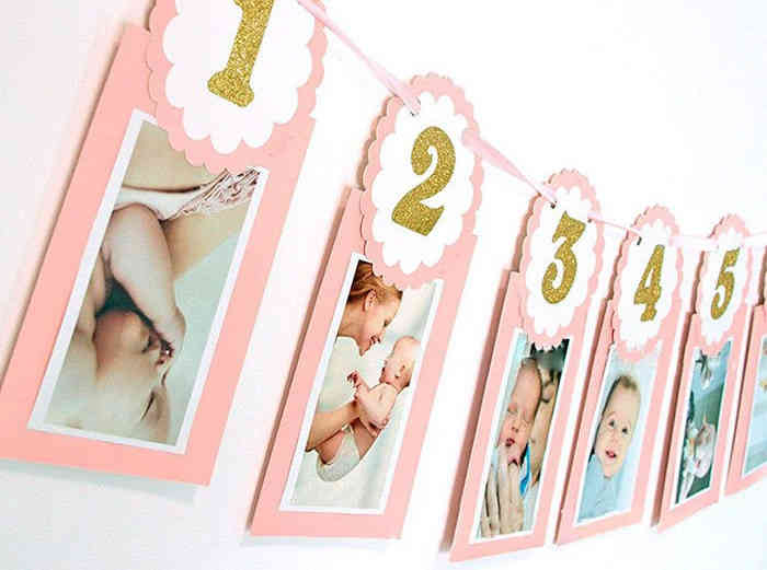 デコレーション パーティー ペーパー ガーランド 飾り付け インテリア お祝い フォトガーランド