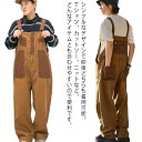 2way オーバーオール サロペット メンズ レディース 配色 作業着 サルエルパンツ ゆったり カジュアル オールインワン レディース ユニセックス バイカラ...