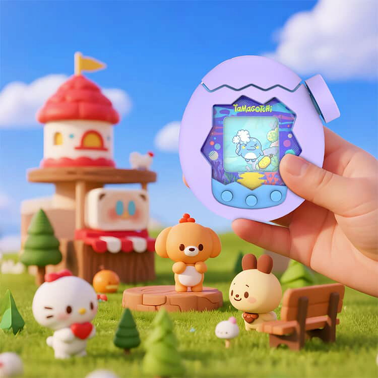 ギュリックのTamagotchi 用 保護ケース 2個セット ケース 柔らかい たまごっちパラダイス ストラップ付き カバー 2個セット 衝撃吸収 耐久性 すり傷防止 全周囲保護 シリコンケース 紛失防止 落下防止 保護カバー ボタンキャップ付｜アングル2