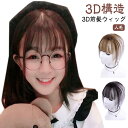 3D構造つむじ付きシースルーバング 3d 女性 人毛 シルクトップ工芸 前髪ウィッグ 人毛 自然 ポイントウィッグ 部分ウィック エステンション つけ毛 自然 白髪かくし 白髪隠し ウィッグ 人毛 かつら 3D前髪ウィッグ