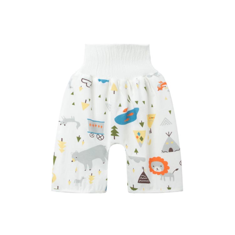 送料無料 おねしょズボン 2枚セット おねしょパンツ トレーニングパンツ キッズ 防水 トイトレパンツ おねしょ対策 寝冷え対策 腹巻付 ズボンタイプ パンツ 綿 コットン 男の子 女の子 ベビー キッズ 子供 こども 幼稚園 保育園 小学校 おむつ 通気性 2