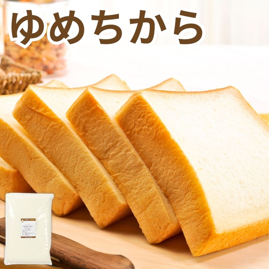 家庭用 国産 小麦粉 ゆめちから 2.5kg 10kg セット商品 東日本産業 北海道産 パン用 強力粉 ユメチカラ 夢力 硬質小麦 食パン ホームベーカリー