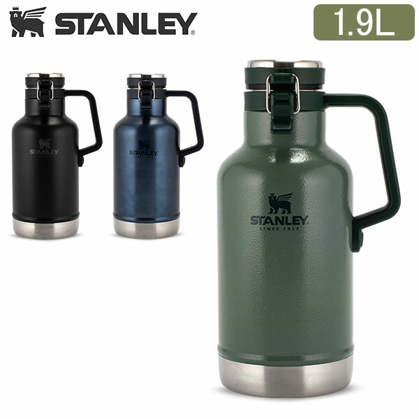 スタンレー Stanley 水筒 新ロゴ クラシック 真空グロウラー ジャグボトル 1.9L 10-01941 CLASSIC EASY-POUR GROWLER ステンレス 保冷 アウトドア キャンプ