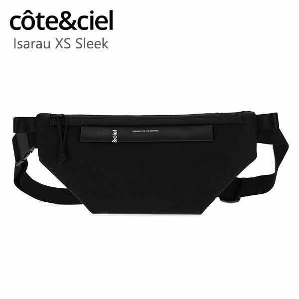 コートエシエル ボディバッグ メンズ コートエシエル Cote&Ciel ボディバッグ イザラウ Isarau XS Sleek Black ショルダーバッグ ウエストバッグ クロスボディ メンズ 29086 ブラック