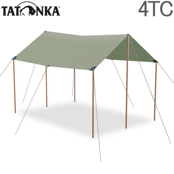 タトンカ Tatonka タープ Tarp 4 TC 285×400cm ポリコットン 撥水 遮光 2468 サンドベージュ Sand Beige 321 キャンプ アウトドア テント [glv15]