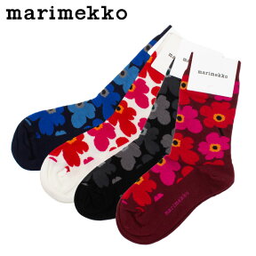 マリメッコ Marimekko 靴下 ウニッコ ソックス Hieta おしゃれ 花柄 くつ下 039859 Unikko socks cont ss13 プレゼント ギフト