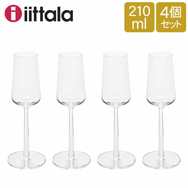 イッタラ iittala エッセンス シャンパングラス 210mL 4個セット Essence Champagne Glass 4pcs 100913..