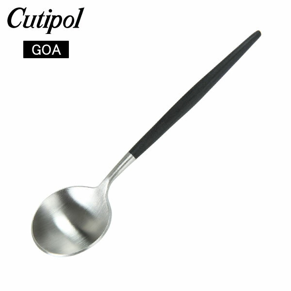 Cutipol クチポール GOA ゴア Tea spoon ティースプーン Black ブラック カトラリー 5609881940402 GO11