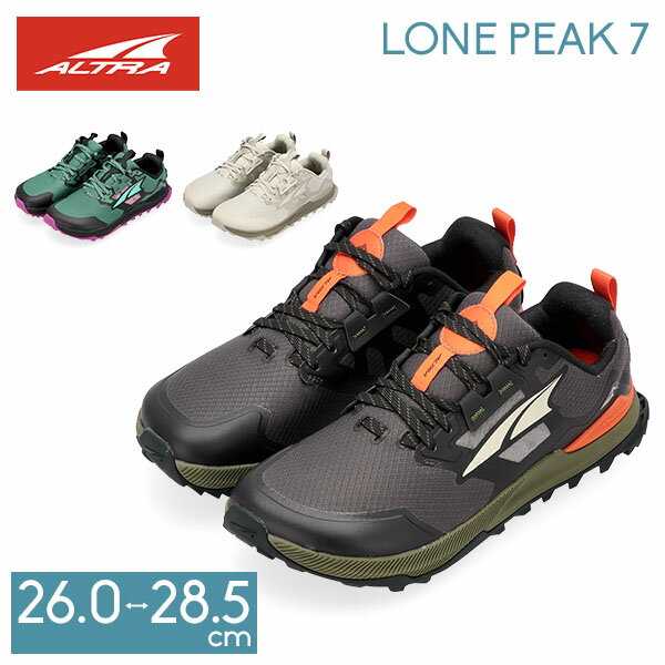 アルトラ ALTRA トレイルランニングシューズ ローンピーク 7 メンズ MEN 039 S LONE PEAK 7 トレラン ハイキング ゼロドロップ 登山 男性