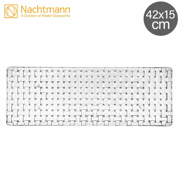 ナハトマン Nachtmann ナハトマン ダンシングスター ボサノバ 81412 レクタングラープレート 42cmx15cm