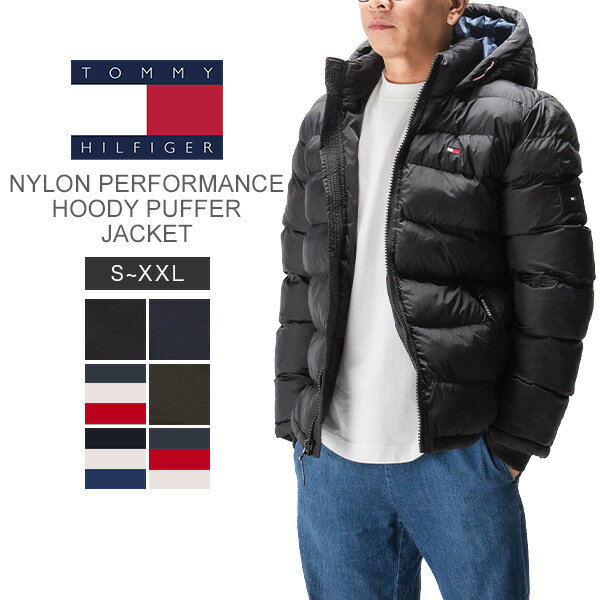 トミーヒルフィガー Tommy Hilfiger アウター ジャケット 中綿ジャケット ナイロン 158AN508 メンズ フード 上着 パファージャケット