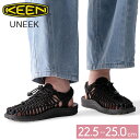 \SSラストP4倍/ キーン Keen UNEEK ユニーク レディース サンダル スポーツサンダル スニーカー 靴 スリッポン アウトドア キャンプ カジュアル おしゃれ ウィメンズ シューズ ビーチサンダル 1014099 ブラック BLACK/BLACK