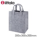 楽天CampHolicイッタラ iittala メノ ホームバッグ 350×300×200mm フェルトバッグ 1009441 / 6428501303200 グレー Meno Home Bag Grey Felt 収納 便利 インテリア 北欧 ファッション