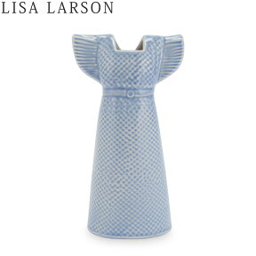 リサラーソン 花瓶 ワードローブ ドレス 花器 フラワーベース ライトブルー 北欧 1560400 LisaLarson Clothes /Wardrobe sky blue Dress