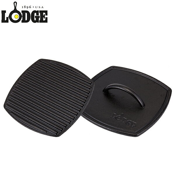 ロッジ Lodge ロジック パニーニプレス LPP3 − Logic & Pro Logic Series Cast Iron Panini Press グリルプレス 波型 鋳鉄製 キャンプ キッチンのサムネイル