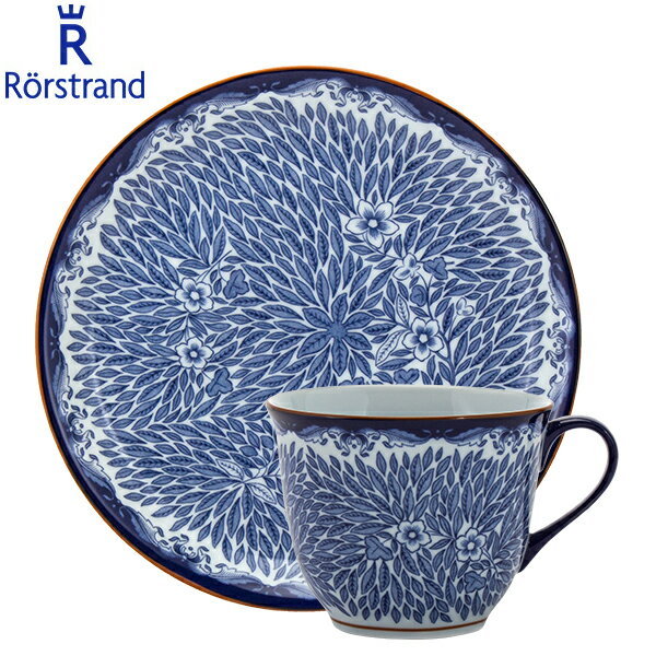 ロールストランド Rorstrand プレート＆マグカップ セット オスティンディア フローリス 皿 食器 磁器 1012350 Ostindia Floris Mug 40cl + Plate 20cm