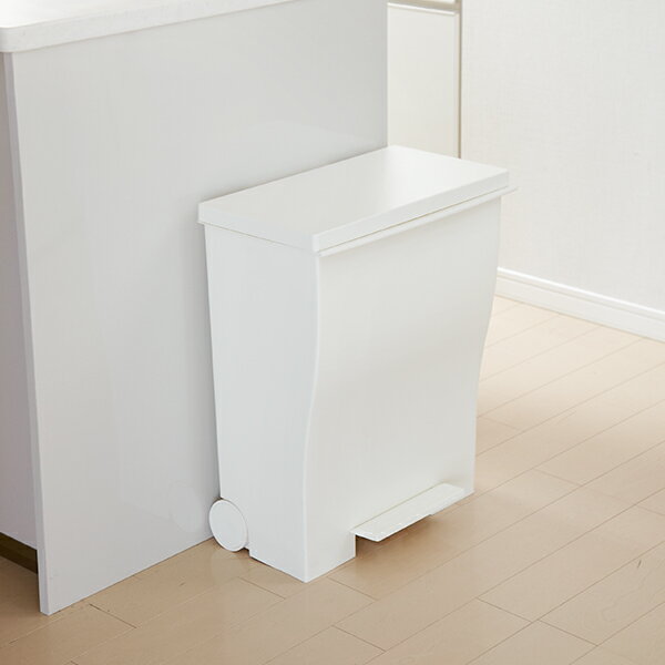 ゴミ箱 2個セット I'm D アイムディー kcud クード ワイドペダルペール 39L おしゃれ キッチン ふた付き 分別 シンプル ダストボックス ごみ箱 スリム 3分別 インテリア キャスター付 45リットル袋可 日本製 KUDWD 岩谷マテリアル [3]