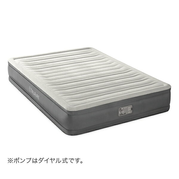 CampHolicの＼お盆も休まず配送／ インテックス Intex エアーベッド ダブル 電動ポンプ内蔵 電動 コンフォートプラッシュ 64027J DOUBLE TRUAIRE COMFORT PLUSH AIRBED おすすめ エアー ベッド 持ち運び コンパクト 極厚 エアーマットレス エアマットレス 寝具 来客｜アングル3