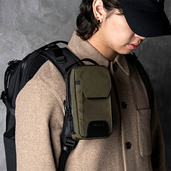 ＼店内、マラソンSALE開催中／ アルパカ ALPAKA スリング/ショルダー バッグ MODULAR SLING V2 スマホポーチ スマホバッグ クロスボディバッグ コンパクト 撥水 強度 軽量 通勤 旅行用 街歩き おしゃれ メンズ レディース ミニマルデザイン glv-p5-10050278 CampHolic サンプル画像2
