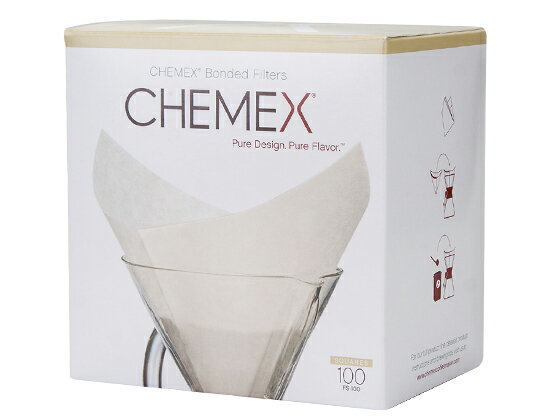 Chemex ケメックス コーヒーメーカー フィルターペーパー 6カップ用 100枚入 濾紙 FS-100