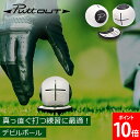 \店内、モール内最安挑戦中/ パットアウト PuttOUT パター練習器具 デビルボール Devil Ball ゴルフ ボール パター練習 パッティング練習 ゴルフ練習 練習器具 パター トレーニングボール 自宅 室内 屋内 屋外 プレゼント ギフト 父の日