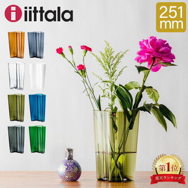 ＼マラソン期間ポイントUP／ イッタラ iittala アルヴァ・アアルト Aalto フラワーベース 花瓶 251mm インテリア ガ…