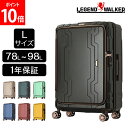 関連商品＼GW中もあす楽配送／ レジェンドウォーカー LEGEND WALKE...＼GW中もあす楽配送／ レジェンドウォーカー LEGEND WALKE...28,380円25,080円＼GW中もあす楽配送／ レジェンドウォーカー LEGEND WALKE...＼GW中もあす楽配送／ レジェンドウォーカー LEGEND WALKE...22,880円22,880円＼GW中もあす楽配送／ レジェンドウォーカー LEGEND WALKE...＼GW中もあす楽配送／ レジェンドウォーカー LEGEND WALKE...33,880円37,180円＼GW中もあす楽配送／ アジアラゲージ A.L.I FiL Pake ...＼GW中もあす楽配送／ アジアラゲージ A.L.I Filpake フ...27,500円27,500円＼GW中もあす楽配送／ レジェンドウォーカー LEGEND WALKE...＼GW中もあす楽配送／ レジェンドウォーカー LEGEND WALKE...25,080円21,780円商品名レジェンドウォーカー【LEGEND WALKER】ブルーホエール L サイズ 78L(98L) 5205-58カラーブラック、シャンパンゴールド、グリーン、ライトグリーン、ネイビー、ワインレッド、イエローサイズ本体サイズ 66×47×28(+7)cm全体サイズ 73×49×28(+7)cm3辺の和 150(+7)cm重量 5.1kg容量 78(98)L仕様・開閉部 ファスナータイプ・キャスター クッション付きダブルキャスター(合計8輪)・宿泊日数目安 5~8泊材質ポリカーボネート＋ABS樹脂商品について【ブルーホエール 5205-66】・POWERFUL-EXTENSION 特徴1拡張ファスナーの操作により奥行きが約7cmアップ可能。(※5205-48:30%,5205-58:26%,5205-66:25%)また、拡張部には衝撃に強い独自構造を採用。さらに、拡張部には撥水仕様の生地とファスナーを採用しています。・POWERFUL-EXTENSION 特徴2拡張したままケースを寝かせて、荷物の出し入れができます。内部の蝶番プレートの作用により、拡張部のフォルムが崩れません。そのためスムーズで無駄のない収納が可能となります。・フロントオープン1狭い場所でもスムーズに荷物の出し入れができるフロントオープンタイプ。5205-48は縦開き仕様、フロントポケットとして利用する事も可能で、PC収納スペースも付属しています。・フロントオープン2狭い場所でもスムーズに荷物の出し入れができるフロントオープンタイプ。5205-58と5205-66は横開き仕様、大きな荷物も素早く収納可能です。・多段階キャリーバー従来のキャリーバーより、多くの段階でストップできる多段階キャリーバーを採用しました。自分に合った高さで快適な姿勢を保つことができます。※特許取得済・クッション付きダブルキャスター(合計8輪)内蔵コイルスプリングが路面からの衝撃を吸収するクッション付きダブルキャスター(合計8輪)。ダブルキャスターの安定走行とクッション機能で驚きの静音性を実現しました。・旅行に必須の鍵TSAロックアメリカ及びカナダの空港で荷物を預ける際に、鍵をかけたまま預けることができるTSAロックを採用しています。※使用上の注意事項スーツケースは旅行用バッグとして作られております。杖や歩行補助具代わりでの使用は大変危険ですのでご注意ください。スーツケースを持ち上げる際に、キャリーバーを持って運ぶと転倒やスーツケースの破損の恐れがあります。スーツケース本体のハンドルを持って運んでください。スーツケースに荷物を収納する際は、現金や貴重品を入れないでください。スーツケースの開閉時などに、かみ合わせ部分やファスナー部分で手や衣類等をはさまないよう十分ご注意ください。椅子や踏み台、遊具として使用することは危険ですのでおやめください。荷物の詰め込み過ぎは、キャスターやファスナーなどの破損の原因となる恐れがありますので、ご注意ください。スーツケース転倒時、ガラスビンやその他容器は破損の恐れがあります。収納する際は中身が漏れないよう十分ご注意ください。火気や高温になるものに近づけないように、ご注意ください。スーツケースは完全防水ではありませんので、雨中に放置することは避けてください。キャスター走行後キャリーバーから手を離す際は、スーツケースが倒れないようご注意ください。重い荷物は重心位置を低くするため、キャスター側の中央にお詰めください。キャスターは使用頻度や路面状況により摩耗の度合いが異なります。素材の性質上、経年劣化も生じることをご了承ください。キャスターの車軸に砂やホコリ、糸くずが付着するとキャスターの故障の原因となります。ご使用後はこまめなお手入れをお願いいたします。連続走行した直後のキャスターは摩擦熱が発生し、火傷の危険性がありますので、直接触れないでください。キャリーバーを伸ばした状態で体重をかけると、思わぬ転倒につながる恐れがありますのでご注意ください。キャリーバーの上げ下げの際には、パイプの連結部分、ハンドルと本体の間に指を挟まないようにご注意ください。多段式キャリーバーの高さを調節するときは、バーを1番上まで引き出し、下ろしながら高さを調節してください。キャリーバーには多少のあそびがあります。これはハンドルの動きをスムーズにするためです。キャリーバーを下方向に力を力を加えながら左右に揺らすと、ストッパーが外れて下がってしまう場合がありますのでご注意ください。ブランド【LEGEND WALKER (レジェンドウォーカー)】旅行スタイルの変化に合わせ、多様化するニーズに応えるべく、LEGEND WALKERは誕生しました。「旅行の伝説を共に創る」を理念にかかげ、あらゆる旅のシーンで安心してご使用いただける、デザイン・品質・機能にこだわった商品をラインナップしております。※弊社は LEGEND WALKER レジェンドウォーカー / 株式会社ティーアンドエス の正規販売店です。※ご購入に関するご案内