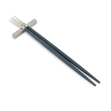 クチポール Cutipol GOA ゴア 箸 + 箸置きセット ブルー Chopstick Set Blue Stainless お箸 チョップスティック カトラリー あす楽