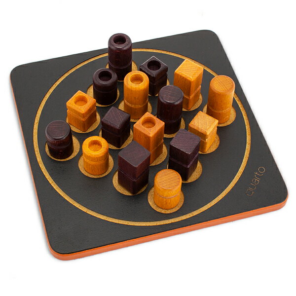 【P5倍 11/5 23:59迄】ギガミック Gigamic クアルト ミニ QUARTO MINI ボードゲーム GDQA 3.421271.300441 木製 テーブルゲーム おもちゃ 知育 玩具 子供 脳トレ ゲーム フランス あす楽