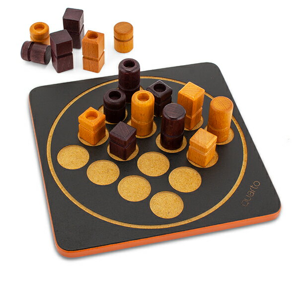 【P5倍 11/5 23:59迄】ギガミック Gigamic クアルト ミニ QUARTO MINI ボードゲーム GDQA 3.421271.300441 木製 テーブルゲーム おもちゃ 知育 玩具 子供 脳トレ ゲーム フランス あす楽